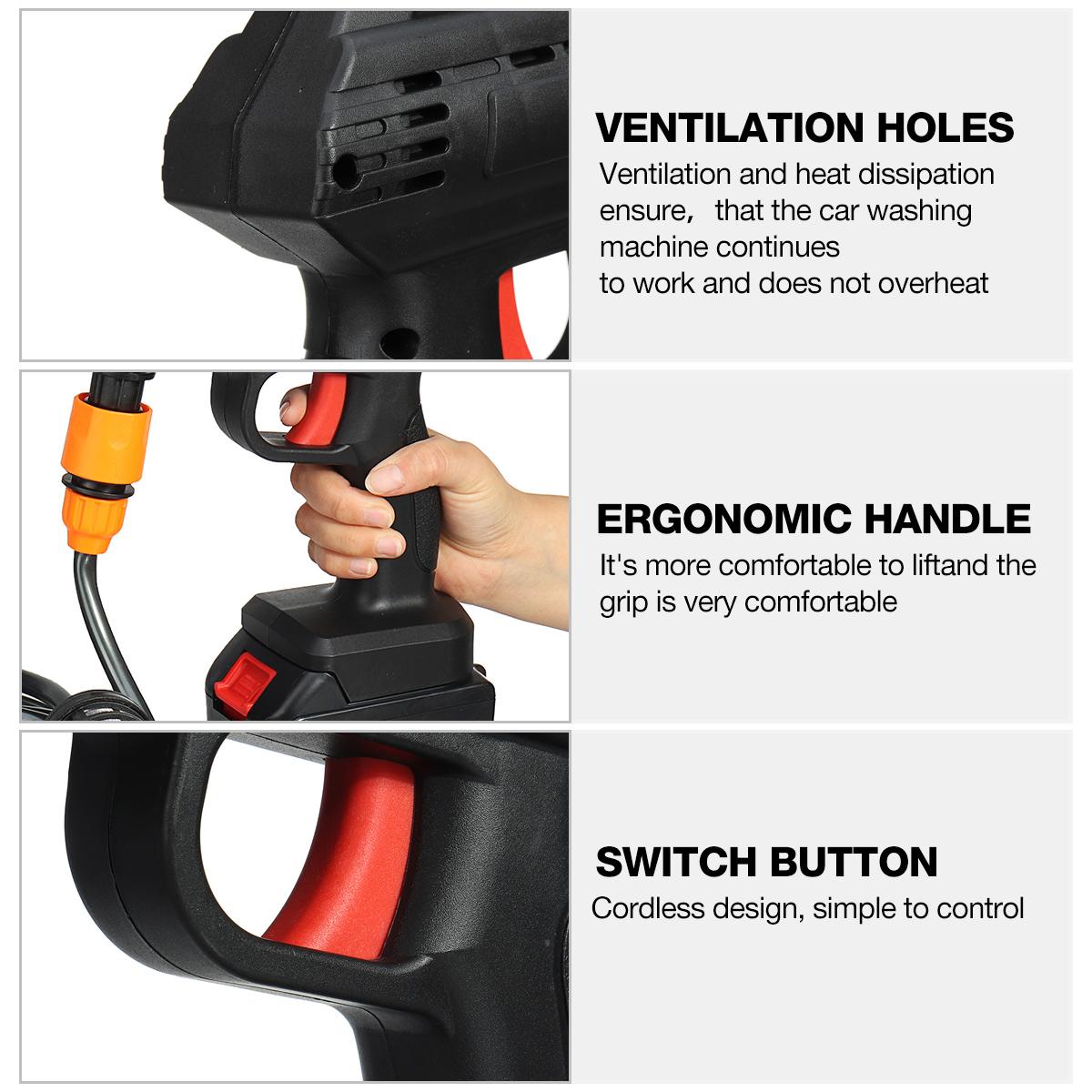 Car Pressure Washer (With Double Battery)